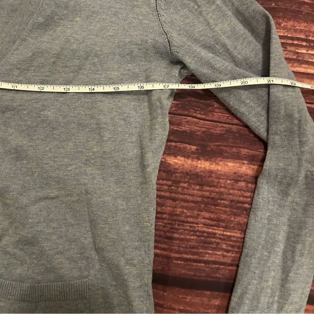 Women’s CAbi Billi Cardigan Blue/Green Heathering Size S - Picture 2 of 5